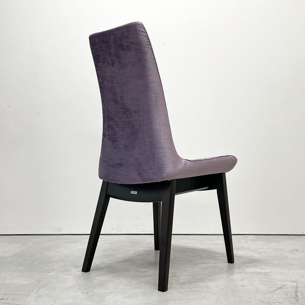 カワジュン KAWAJUN ドリディナチェア DORIDINA CHAIR ファブリック パープル モールドウレタン シンプルデザイン C ●