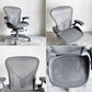 ハーマンミラー Herman Miller アーロンチェア デスクチェア リマスタード ライト Bサイズ グラファイトベース ビル・スタンフ ＆ ドン・チャドウィック ポスチャーフィット ■