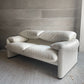 カッシーナ Cassina 675-2P マラルンガ MARALUNGA 2Pソファ  2人掛け レザー 本革 ホワイト ヴィコ・マジストレッティ ♪