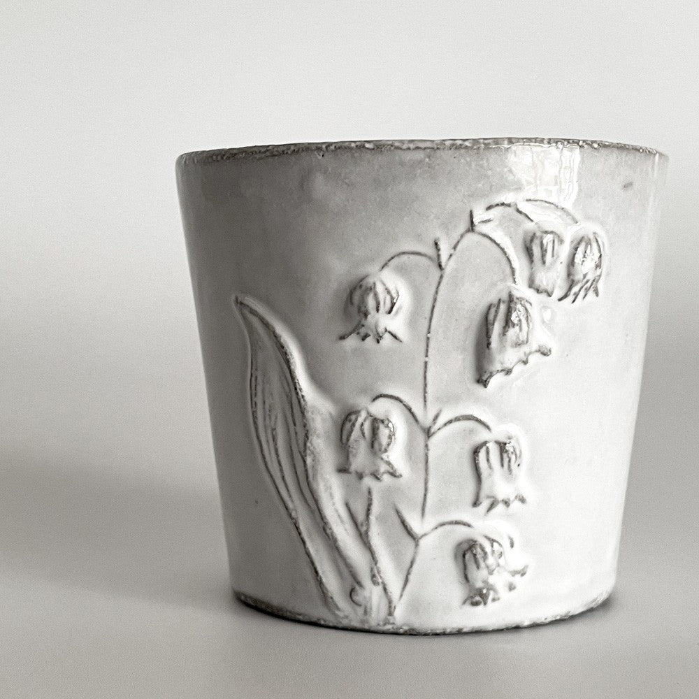 アスティエ・ド・ヴィラット Astier de Villatte フルール Fleurs カップ タンブラー 蝶 スズラン 陶器 フランス B ■