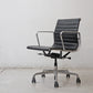 ハーマンミラー Herman Miller イームズアルミナムグループチェア マネージメントチェア アルミバフベース ガス圧昇降仕様 5本脚 キャスタータイプ 本革 イームズ A ●