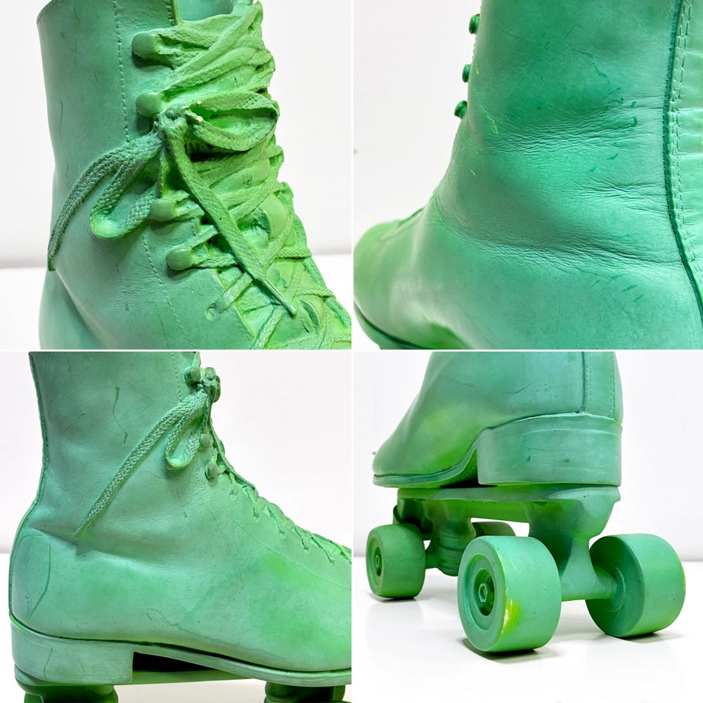 エリアウェア Areaware ブックエンド Green Roller Skate Bookend オブジェ ハリー・アレン Harry Allen アメリカ 現状品 ●