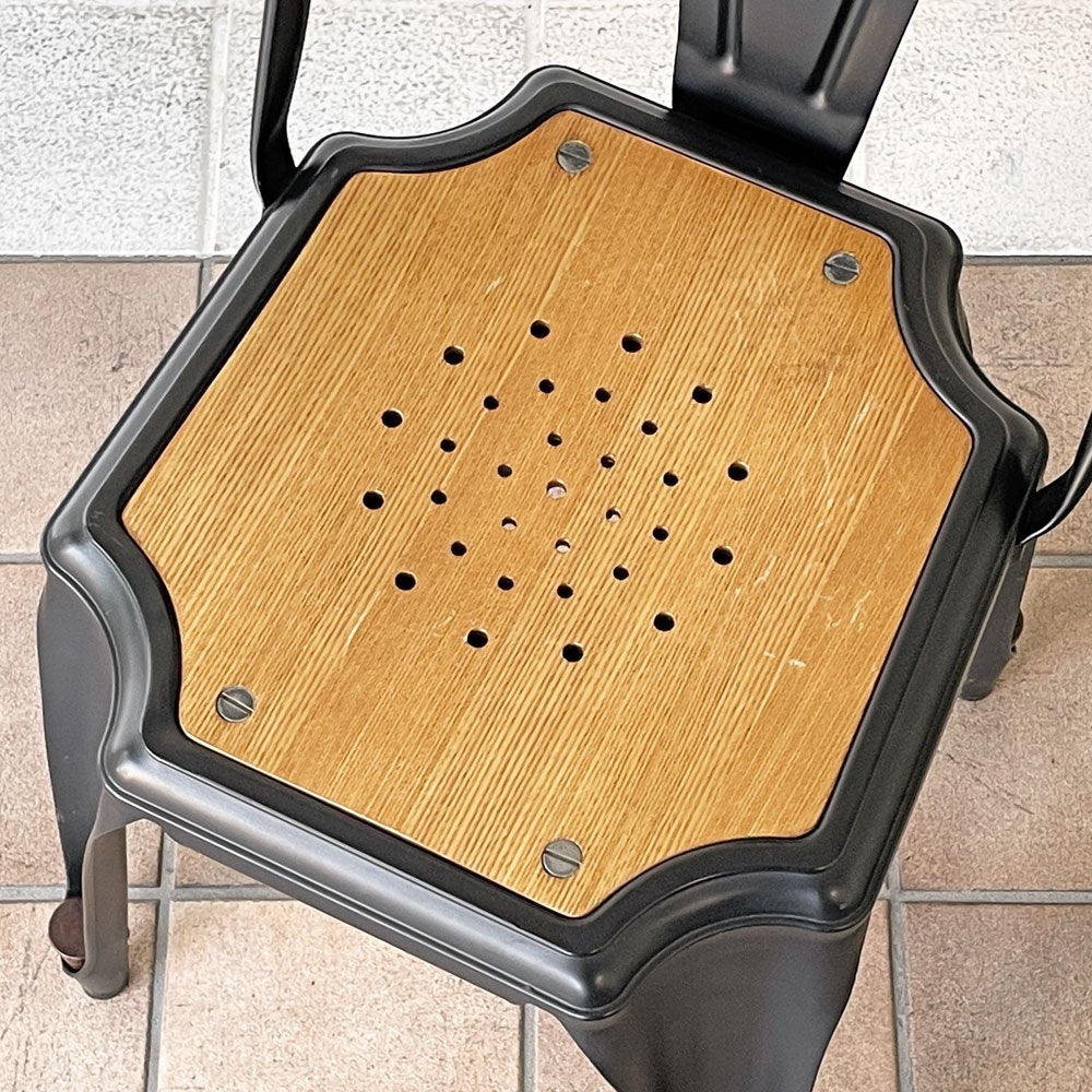 ノーザンオハイオインダストリアル Northern Ohio Industrial マルチプルズチェア Multipls Chair ダイニングチェア スタッキング ブラックスチール インダストリアルデザイン C ◇