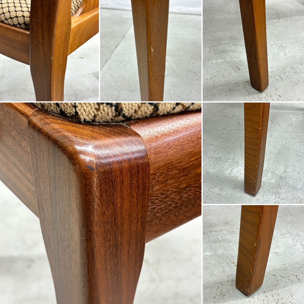 ネイサンファニチャー NATHAN Furniture チーク無垢材 アームチェア ダイニングチェア ハイバック 英国家具 UKビンテージ 〓