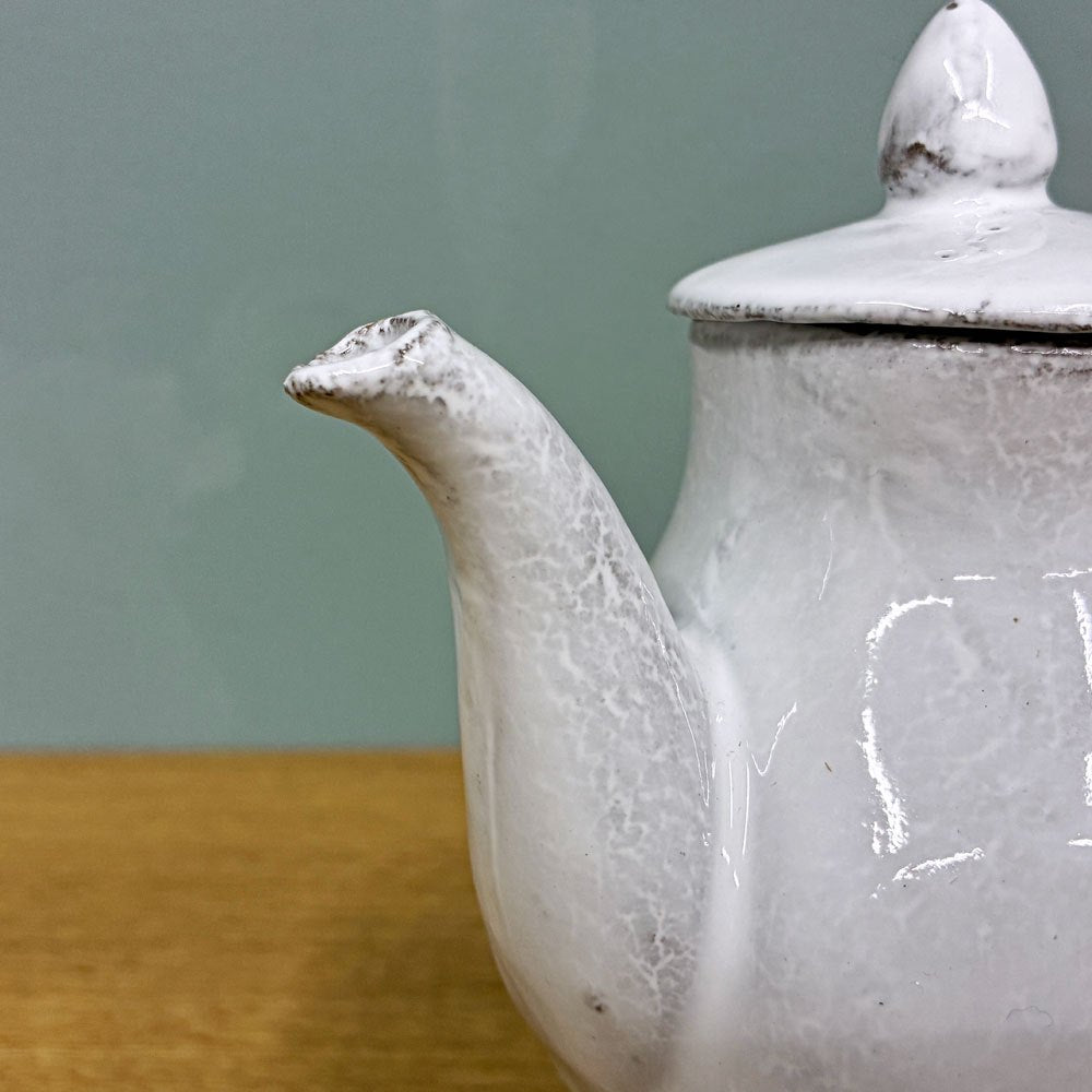 アスティエ・ド・ヴィラット ASTIER de VILLATTE フィエット Fillette ティーポット W15×H12cm 陶器 フランス 定価¥40,810- ◎