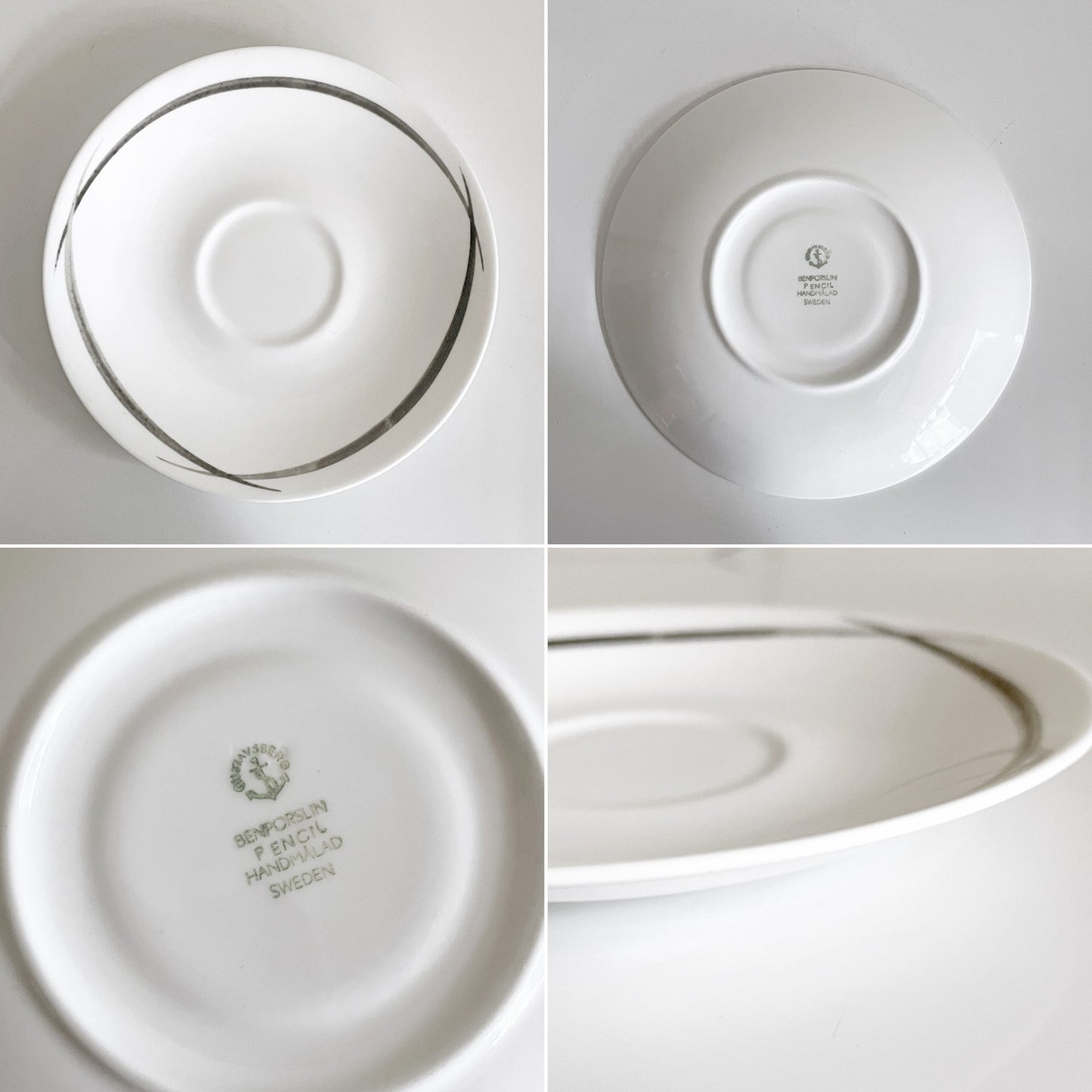 グスタフスベリ GUSTAVSBERG ペンシル Pencil カップ&ソーサー C&S スティグ・リンドベリ Stig Lindberg スウェーデン 北欧雑貨 ビンテージ ■