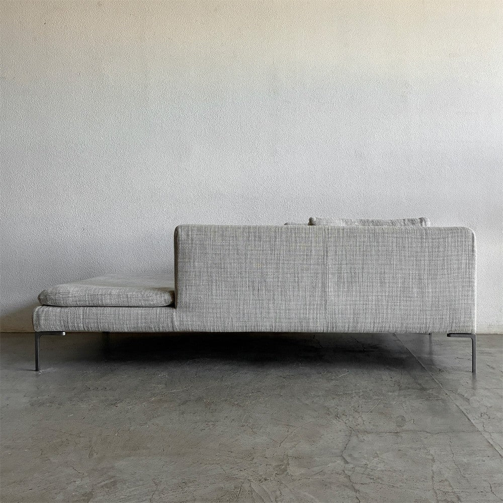 ビー・アンド・ビー イタリア B&B Italia チャールズ Charles レフト端部エレメント W230cm 片アームソファ CH228S 参考価格約125万円 アントニオ・チッテリオ Antonio Citterio イタリアモダン 〓