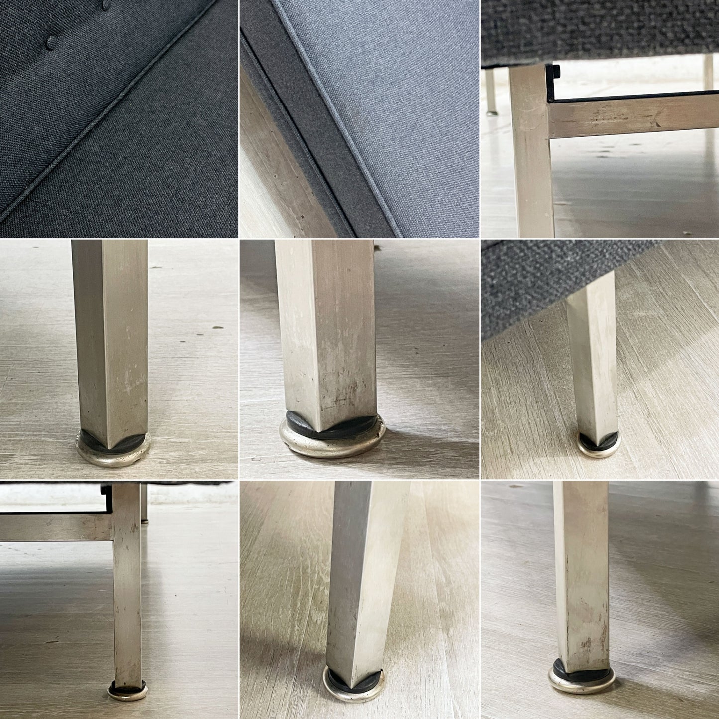 ハーマンミラー Herman Miller モジュラーグループ ソファ Modular Group Sofa 3P 3シーターソファ W206cm ジョージ・ネルソン ミッドセンチュリー 希少 ●