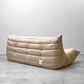 リーンロゼ ligne roset トーゴ TOGO 3シーターソファ Lランク Ultrasuede HP Shell Beige ミッシェル・デュカロワ Michel Ducaroy フランス家具 ●