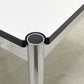 USMモジュラーファニチャー USM Haller USMハラーテーブル ワーキングデスク ダイニングテーブル W125×D75×H74cm パールグレーラミネート(ホワイト) 高さ調整機能付 ●