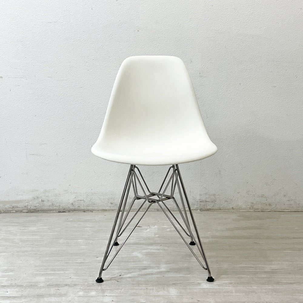 ハーマンミラー Herman Miller サイドシェルチェア ポリプロピレン製 エッフェルベース ホワイト C&R イームズ ミッドセンチュリー C ●