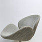 ボーコンセプト BoConcept オギ OGI ラウンジチェア ファブリック グレー系 ベージュ系 5本レッグ 回転式 デンマーク ●