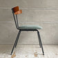 アクメファニチャー ACME Furniture グランビューチェア サード GRANDVIEW 3rd ダイニングチェア オーク材 ファブリック ライトブルー 美品 ♪