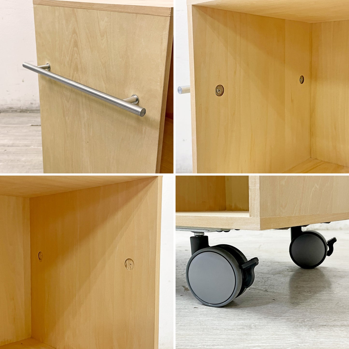 マルゲリータ margherita SC-LP LPレコード収納カート シェルフ キャスター付き 日本製 ●