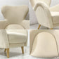 イデー IDEE ラビットラウンジ LOVE-IT LOUNGE ラウンジチェア 1pソファ ラムース生地 アイボリー ●