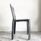 カッシーナ Cassina キャブチェア 412 CAB CHAIR アームレス 本革 ブラック マリオ・ベリーニ MoMA イタリアンモダン A ■