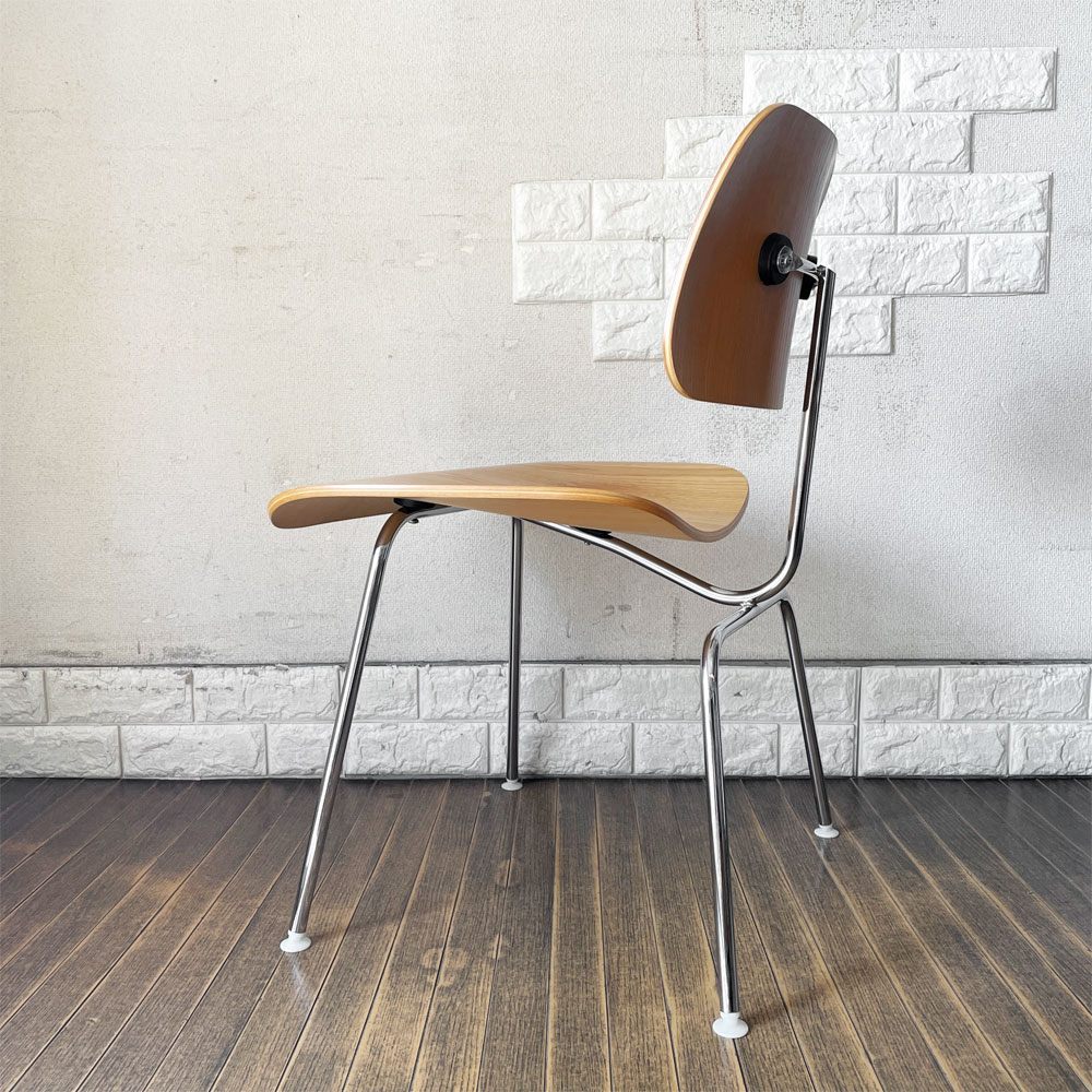 ハーマンミラー Herman Miller プライウッドダイニングチェア DCM ホワイトアッシュ メタルレッグ C&R イームズ ミッドセンチュリー 定価￥169,400- ◎