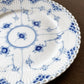 ロイヤルコペンハーゲン ROYAL COPENHAGEN ブルーフルーテッド フルレース プレート デンマーク 北欧食器 B ★