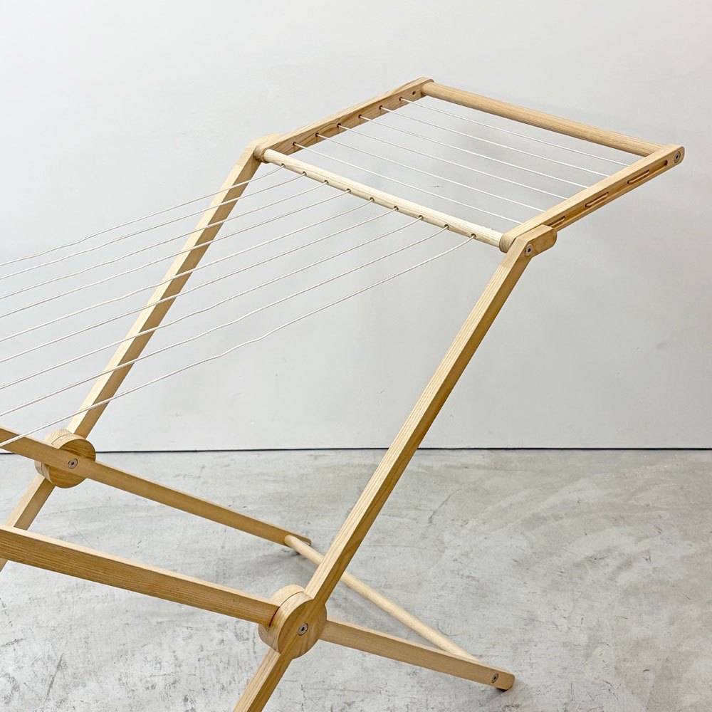 サイド バイ サイド SIDE BY SIDE ママ MAMA クローズドライヤー CLOTHES DRYER アッシュ無垢材 折り畳み ランドリーラック 洗濯物干し ドイツ ●