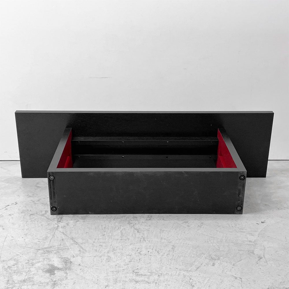 カーサ ブク CASA BUKU 横堀建築設計事務所 コンソールテーブル Black wood Red lacquet ブラック×レッド ディスプレイ台 モダン ●