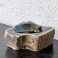 オーク ペトリファイド ウッド OAK Petrified Wood 珪化木 アクセサリートレイ 小物入れ オブジェ ウッドストーン 鉱石 ◇