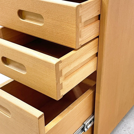 フォルミオ Formio ハイチェスト デスクワゴン 3ドロワー KF-09 キャスター付 ブナ材 阿久津雄一 デンマーク ●