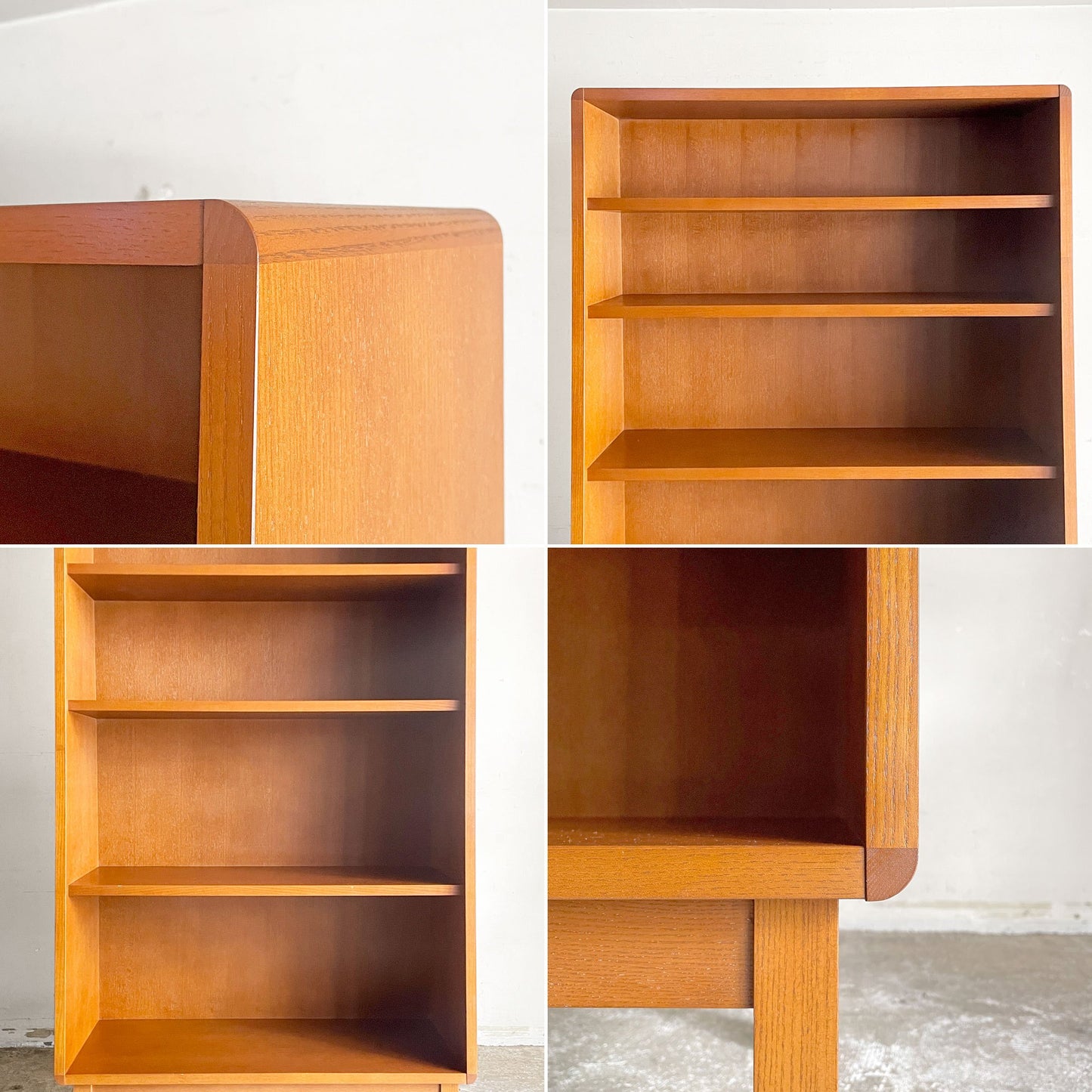 イデー IDEE アントン ブックシェルフ ANTON BOOKSHELF アントンブラウン ホワイトアッシュ材 オープンシェルフ 本棚 H180cm ■