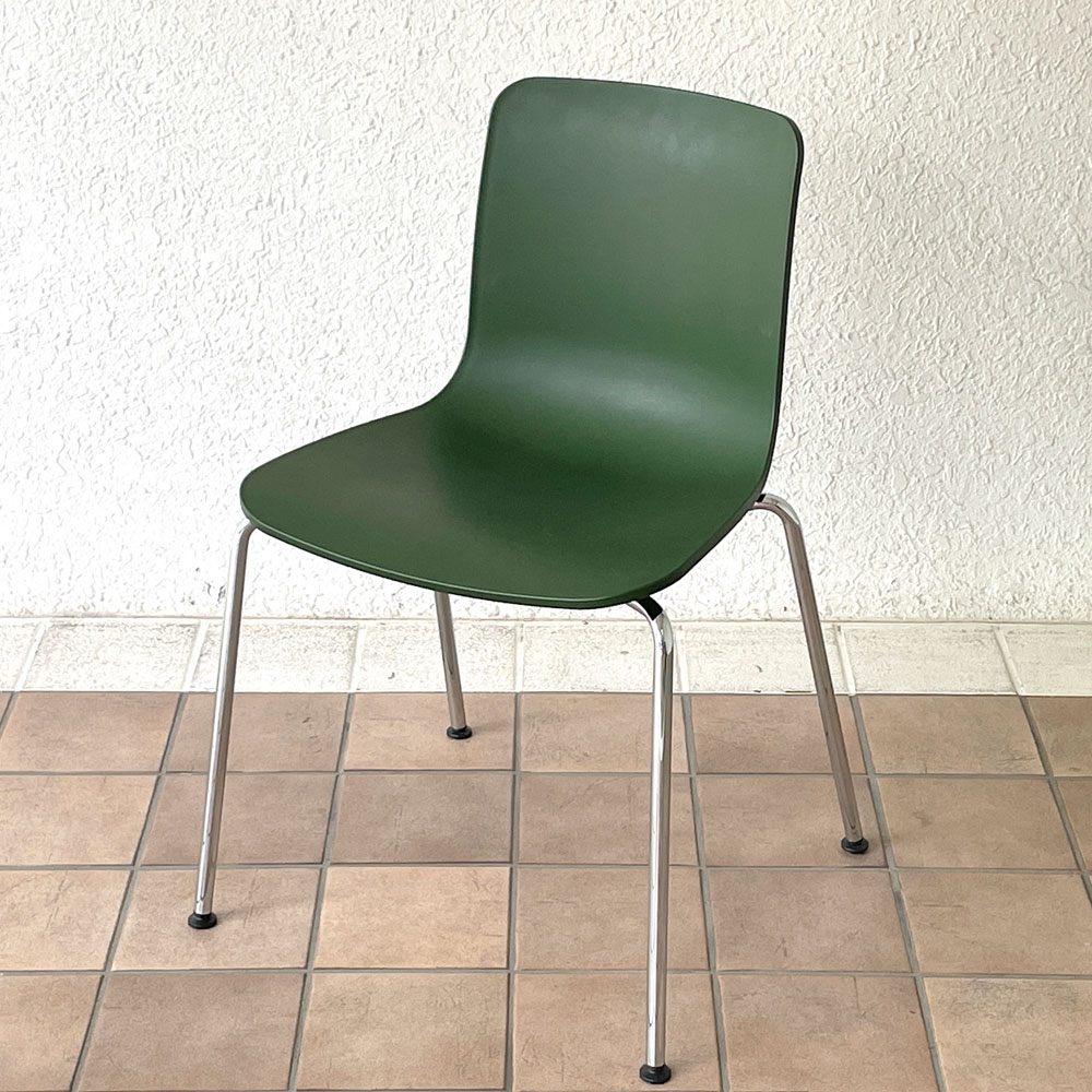 ヴィトラ vitra ハルチューブ HAL Tube サイドチェア ダイニングチェア スタッカブル グリーン ジャスパー・モリソン A ◇