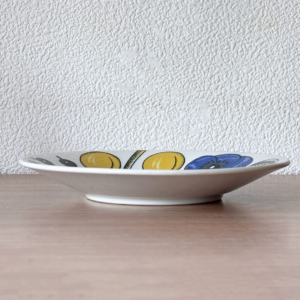 アラビア ARABIA パラティッシ PARATIISI プレート 17cm 1969-71年 初期ロゴ フィンランド ビンテージ 北欧食器 ◇