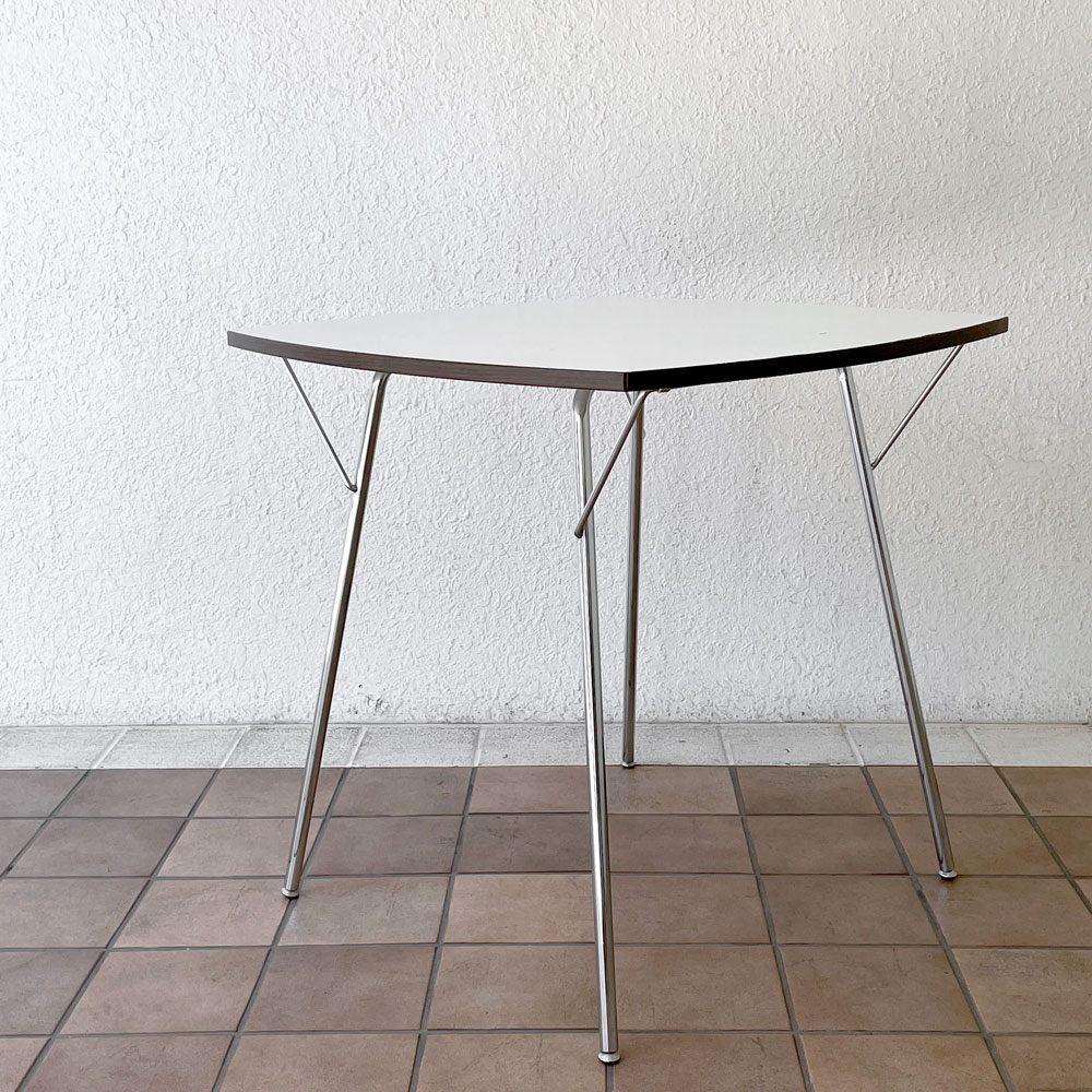 ニーダイニングテーブル Ny Dining Table シャミド SHAMIDO ホワイト フォールディング 折り畳み 新居 猛 ミッドセンチュリー ◇