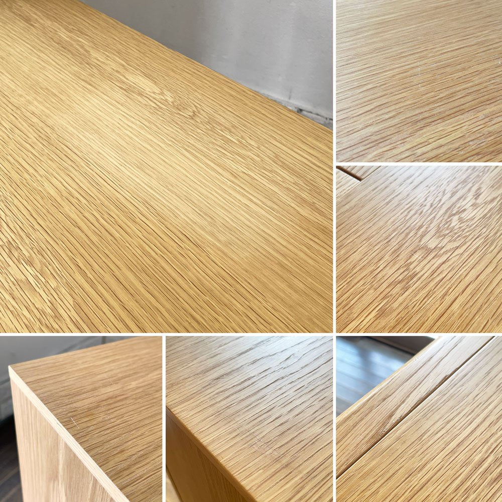 イデー IDEE スティルト サイドボード S STILT SIDEBOARD S ナチュラル テレビボード オーク材 アジャスター付 マリナ・ボーティエ 定価￥79,900- ◎