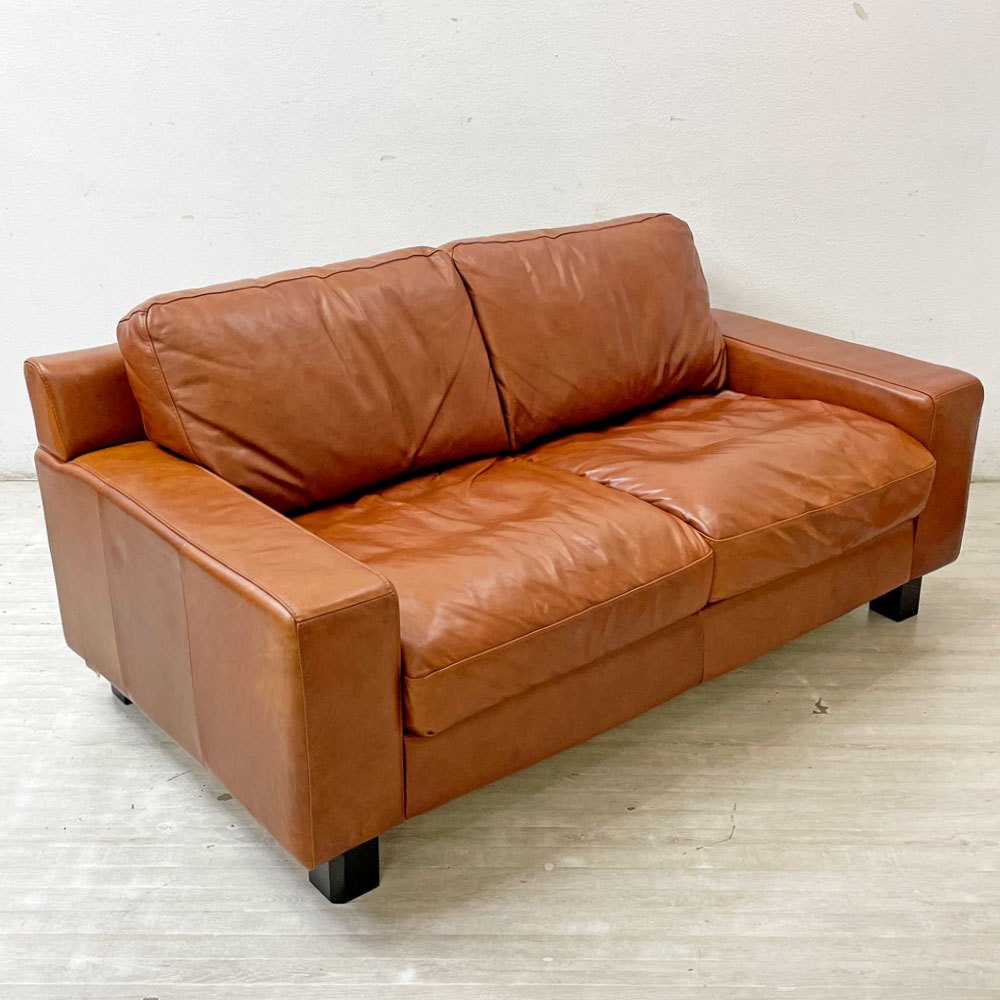 イデー IDEE セリュー ソファ SERIEUX SOFA 2Pソファ 2人掛け ショコラ chocolate 本革 定価 379,900円 ●