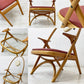 Sørn Horn + Niels Roth Andersen ラケットチェア Racquet Chair チェリー材 Helge Vestergaard Jensen デンマーク 北欧ビンテージ家具 ●