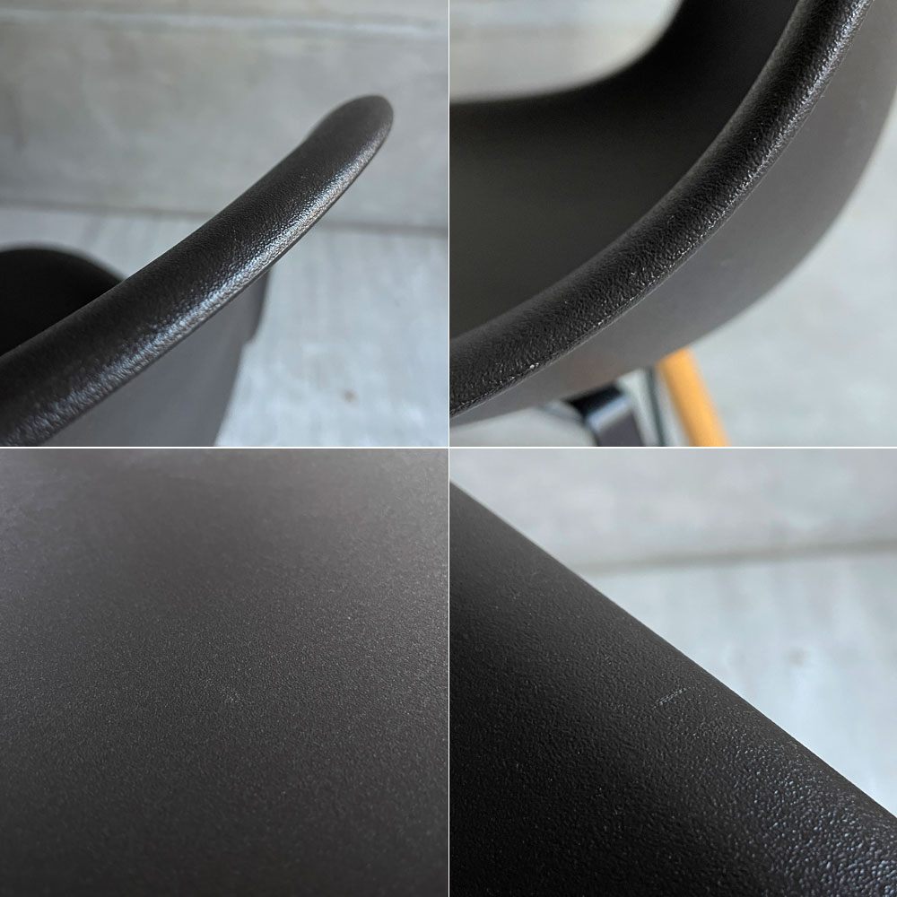 ハーマンミラー HermanMiller サイドシェルチェア ドゥエルレッグ DSW ジャバ JAVA ダークブラウン ポリプロピレン製 イームズ ミッドセンチュリー ♪