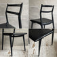 天童木工 TENDO インパラチェア Impala Chair ダイニングチェア ブラック 本革 ホワイトビーチ材 佐々木敏光 ジャパニーズミッドセンチュリーモダン B ♪