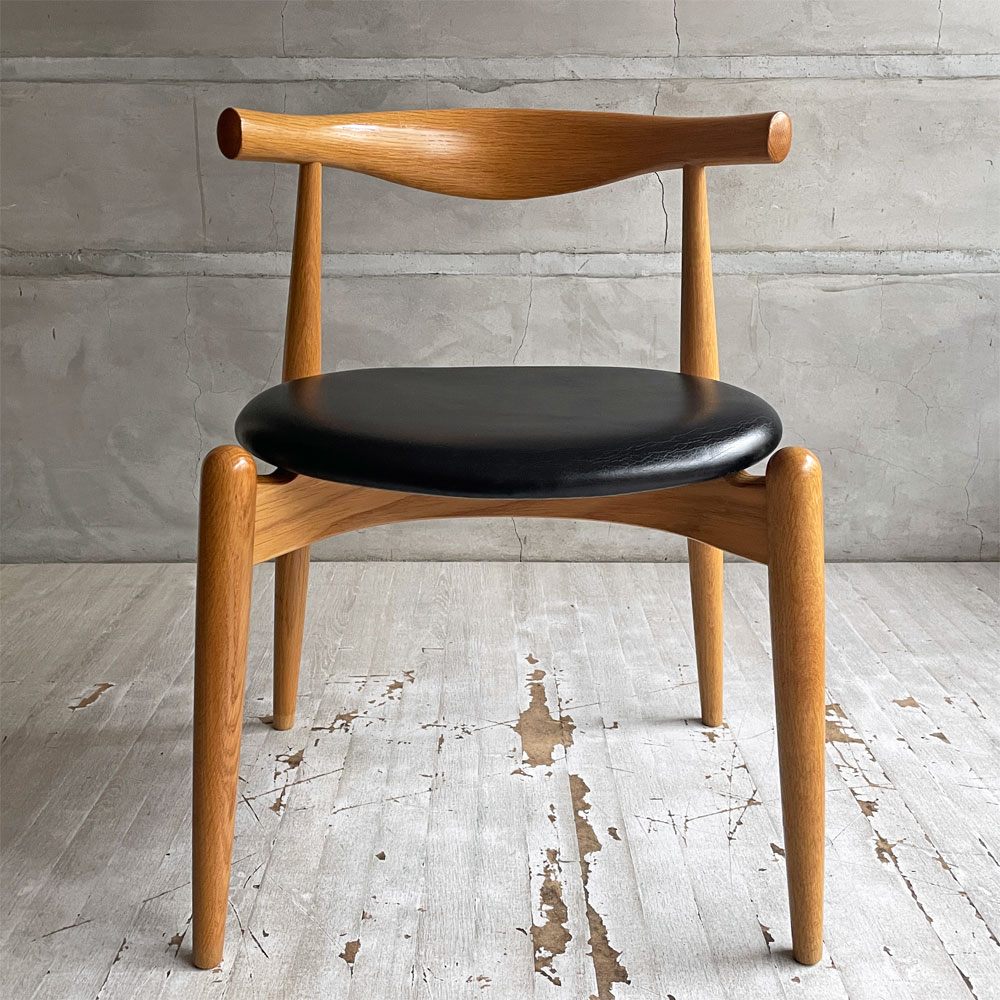 カールハンセン＆サン Carl Hansen & Son CH20 エルボーチェア ダイニングチェア オーク材 レザー 本革 ハンス・J・ウェグナー ♪