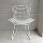 ノル Knoll 420 サイドチェア ワイヤーチェア ハリー・ベルトイア Harry Bertoia ホワイト ミッドセンチュリー 名作椅子 ♪