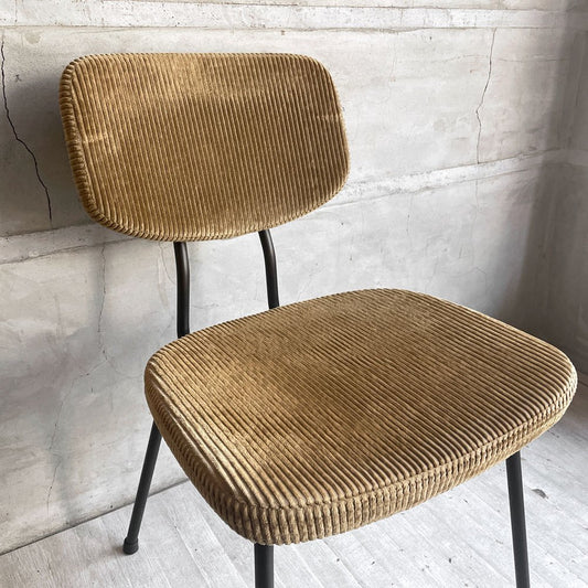 トラックファニチャー TRUCK FURNITURE スット ダイニングチェア SUTTO DINING CHAIR コーデュロイ×スチールフレーム インダストリアル B ♪