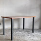 かなでもの KANADEMONO ザ・テーブル THE TABLE ダイニングテーブル ラバーウッド天板 W120cm スクエアバー脚 ブラック グライズ欠品 定価￥49,900- ■