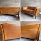ハロ HALO レッジオ REGGIO 2P SOFA 2人掛けソファ レザー 牛本革 オールドサドルナッツカラー 英国家具 廃番 参考定価￥237,000- ♪