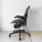 ハーマンミラー HermanMiller アーロンチェア ライト Bサイズ ポスチャーフィット グラファイトベース アーム固定 デスクチェア オフィスチェア ★