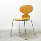 フリッツハンセン Fritz Hansen アントチェア 4本脚 ナチュラルビーチ ラッカー アルネ・ヤコブセン 北欧家具 L ●
