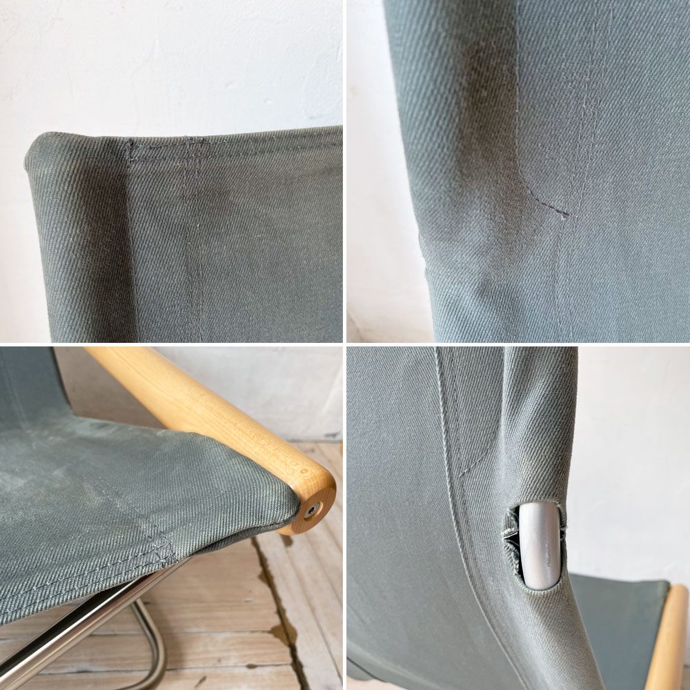 ニーチェア エックス Ny chair X フォールディングチェア グレー 折畳チェア 新居 猛 MoMA ★