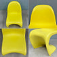 ヴィトラ vitra パントンチェア ダイニングチェア スタッキングチェア イエロー ヴェルナー・パントン Panton ミッドセンチュリー スペースエイジ A ◎