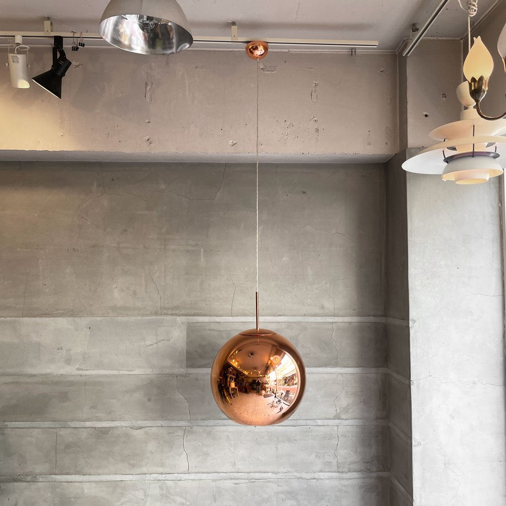 トムディクソン Tom Dixon コッパー ラウンドペンダントライト 45 Copper Round Pendant 45 コッパーカラー 廃番♪