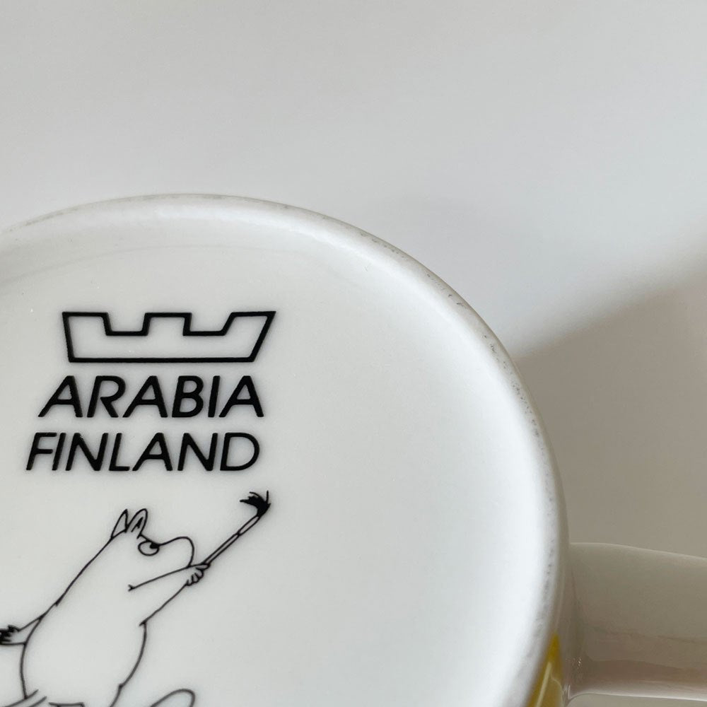 アラビア ARABIA ムーミンマグ MOOMIN スノークのお嬢さん フローレン イエロー 廃番 フィンランド 北欧食器 ◎
