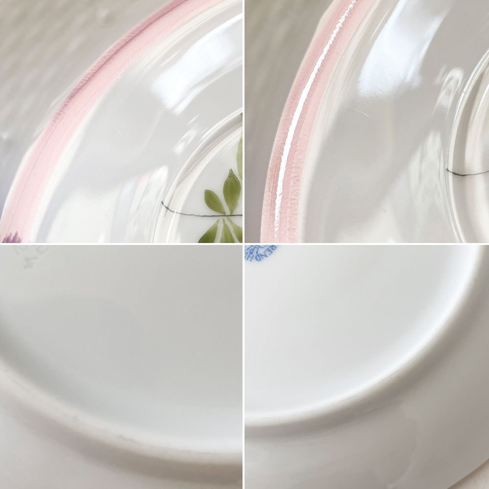ヘレンド HEREND ウィーンの薔薇 ティーカップ＆ソーサー C/S ピンク 陶器 ハンガリー 定価￥38,500- B ◎