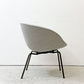 フリッツハンセン Fritz Hansen ポットチェア 3318 POT ラウンジチェア ファブリック クリスチャンハウン ベージュ ブラウンブロンズレッグ アルネ・ヤコブセン デンマーク 定価￥297,880- 展示品 ●