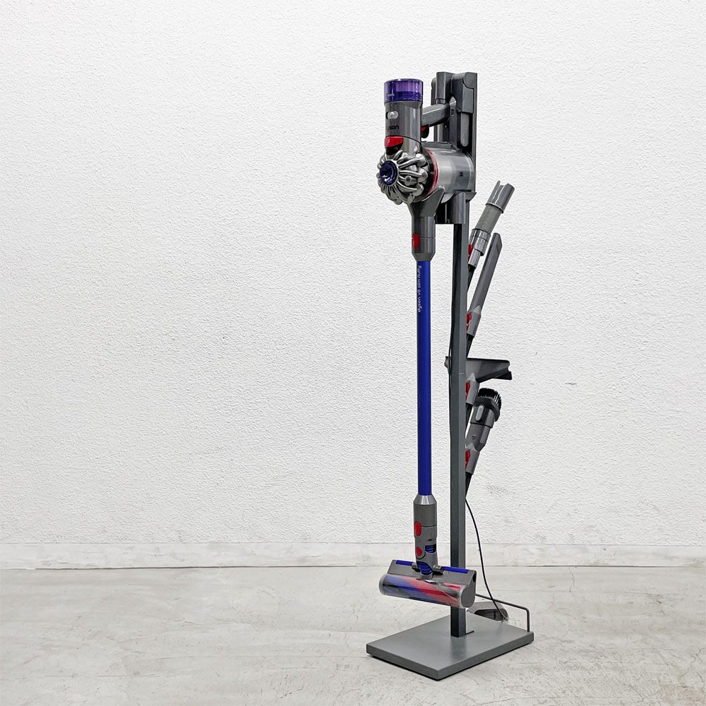 ダイソン dyson V8 Slim Fluffy コードレス掃除機 SV10K EXT BK 専用充電ドック & アタッチメント付 〓