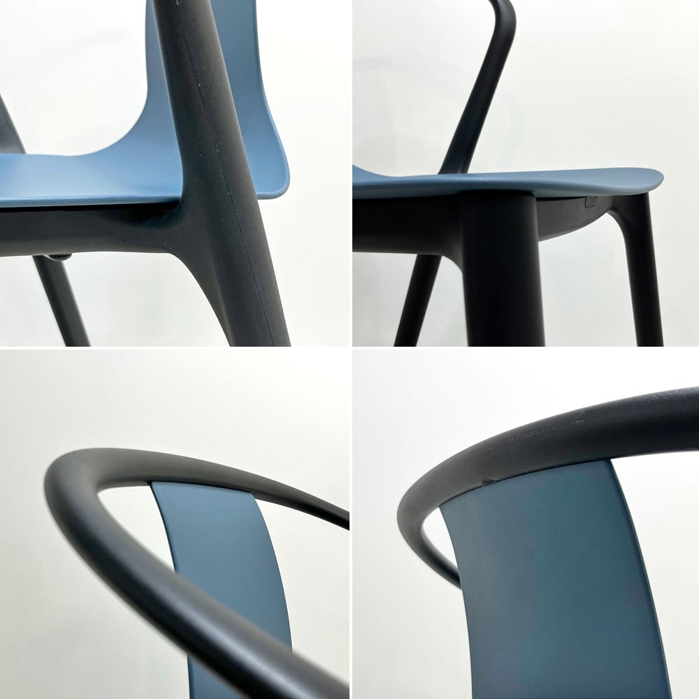 ヴィトラ Vitra Belleville Chair ベルヴィル アーム チェア ロナン & エルワン・ブルレック シーブルー B ●